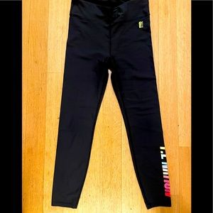 PE NATION Leggings with rainbow detail (L)